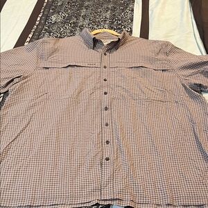 Game Guard Outdoors Men's Classic Checkered Button Down Shirt - Brown